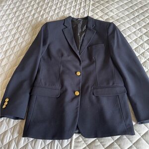 CHAPS Boy’s Navy Blazer with Gold Buttons. 16R